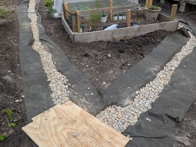 Garden French Drain Header